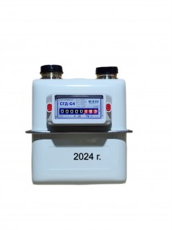 Счетчик газа СГД-G4ТК с термокорректором (вход газа левый, 110мм, резьба 1 1/4") г. Орёл 2024 год выпуска Тихвин